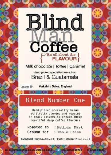 Label for Blend number one