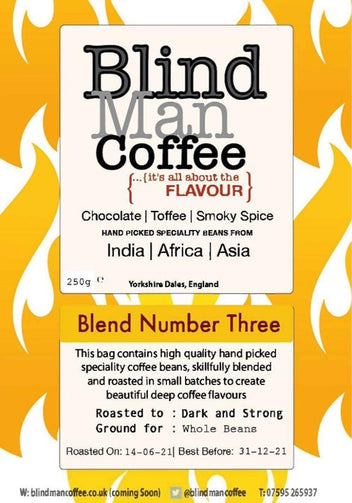 Label for Blend Number Three