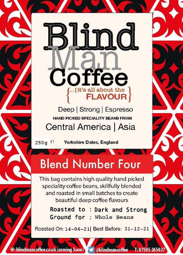 Label for Blend Number Four