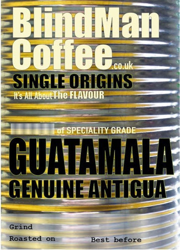 Label for Guatemala Genuine Antigua